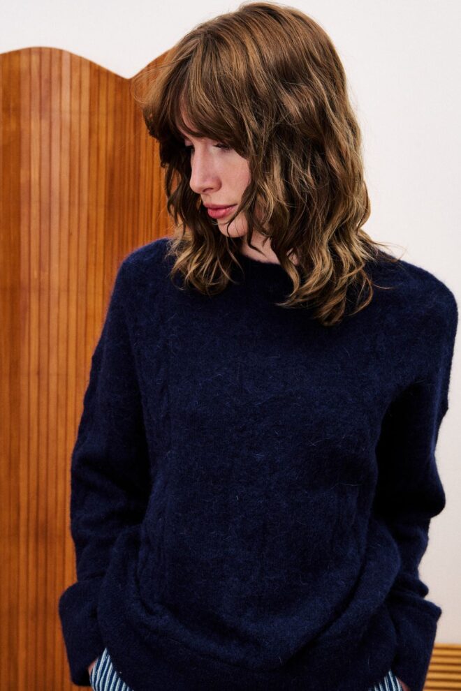 PULLOVER CHM25752 PULL BLEU JEAN