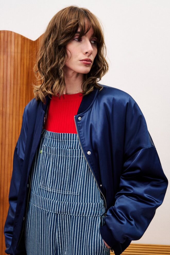 JACKE CHC25658 BOMBER BLEU MARINE