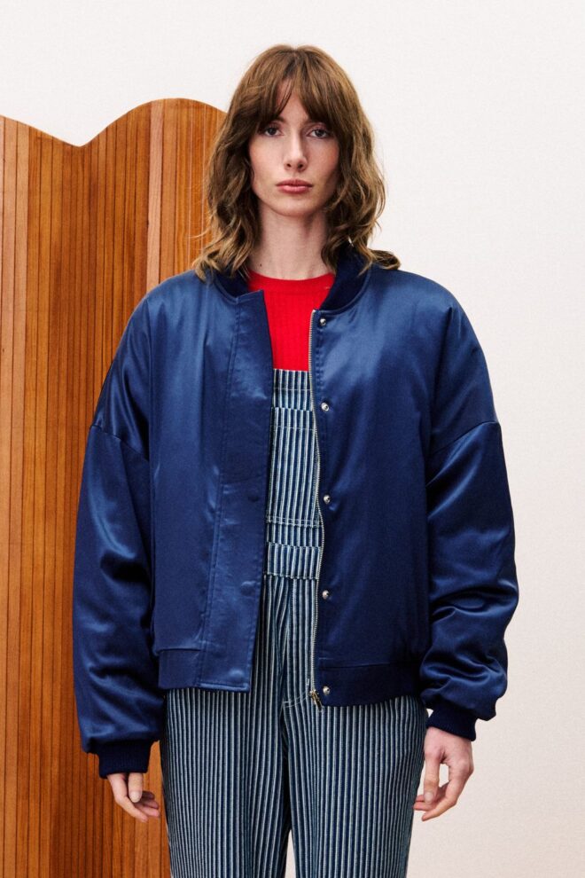 JACKE CHC25658 BOMBER BLEU MARINE