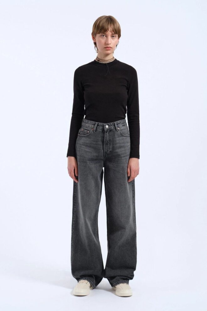 JEANS DONNA MID GREY USED