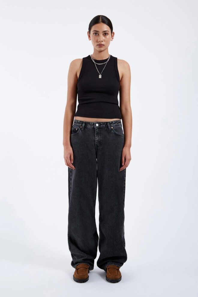JEANS HILL AGED BLACK