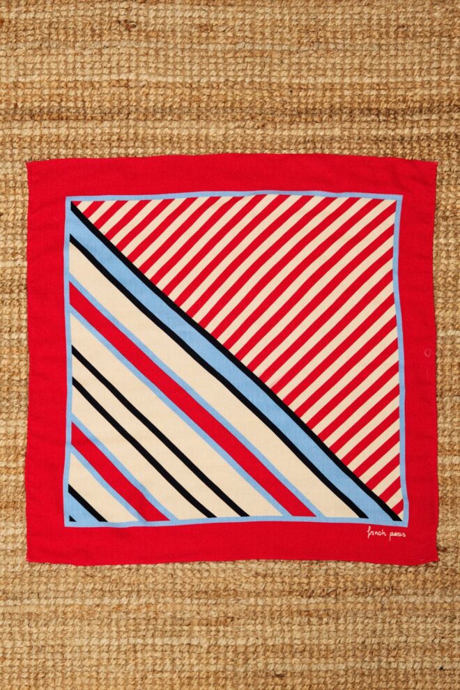 TUCH CHA25869 FOULARD ROUGE