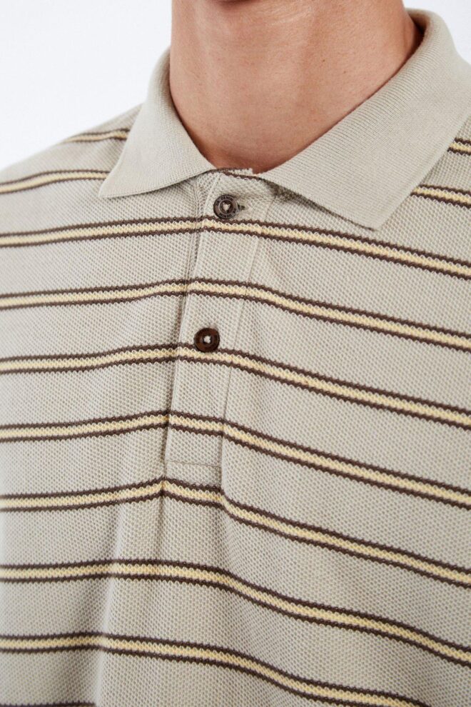 PULLOVER RENO POLO SILVER LIN STRIPE