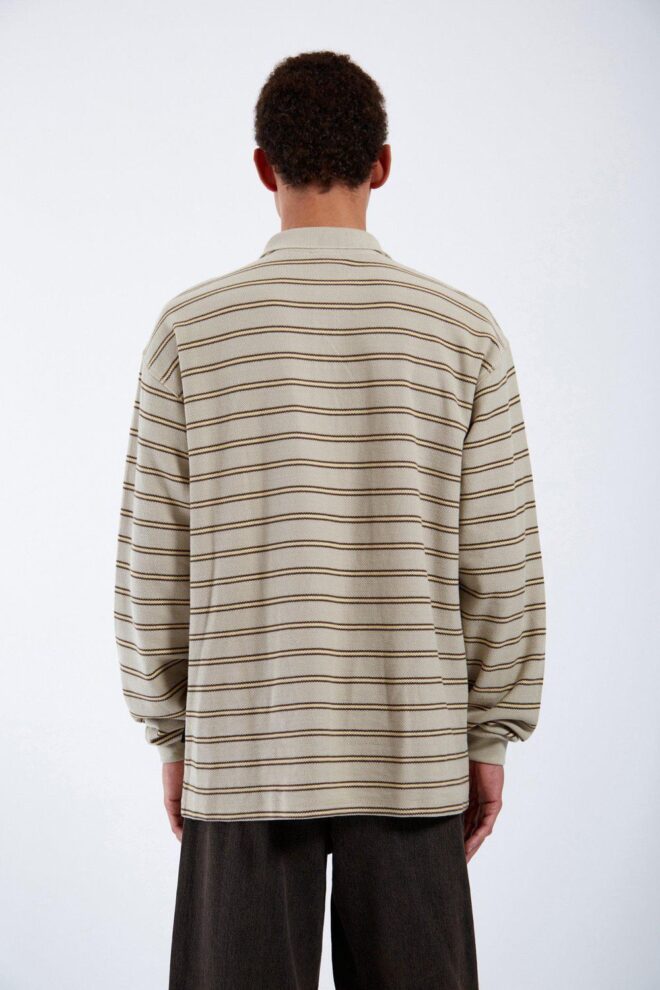 PULLOVER RENO POLO SILVER LIN STRIPE