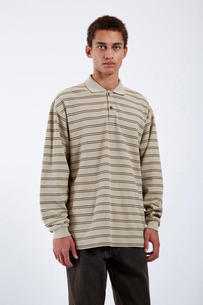 PULLOVER RENO POLO SILVER LIN STRIPE