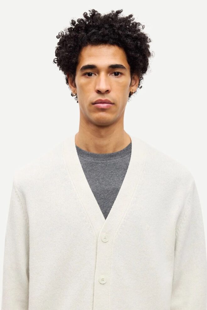 WESTE SAPATRIK CARDIGAN 132 SILVER BIRCH