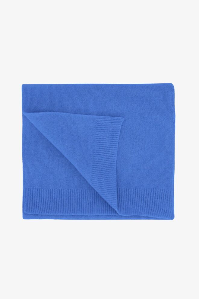 SCHAL MERINO WOOL SCARF PACIFIC BLUE