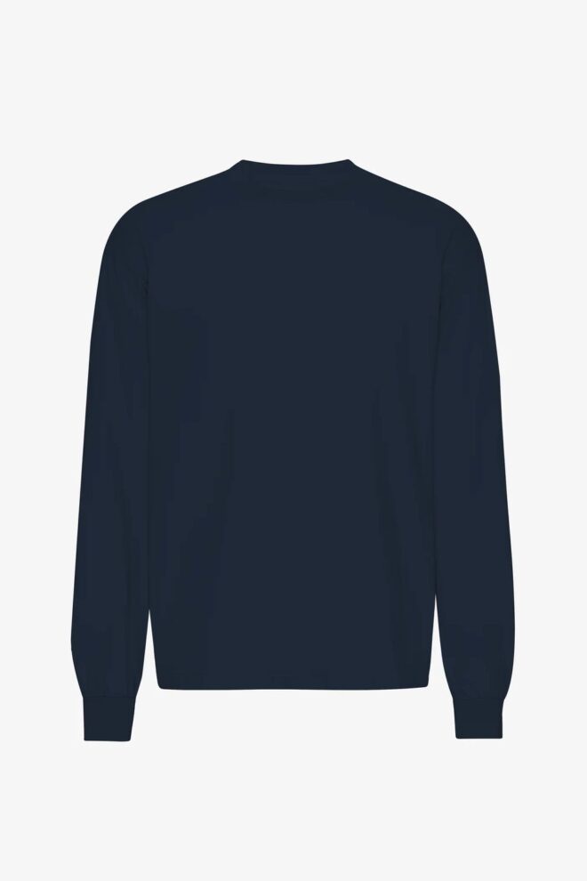 SHIRT OVERSIZED ORGANIC LS T-SHIRT NAVY B