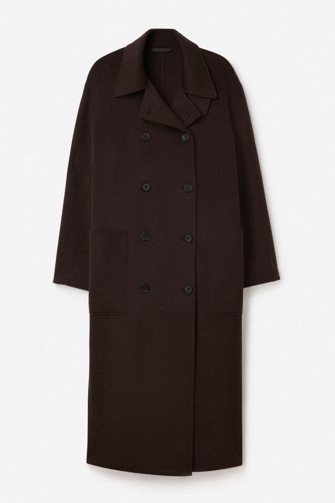 MANTEL 31610 AMELIA COAT CHOCO
