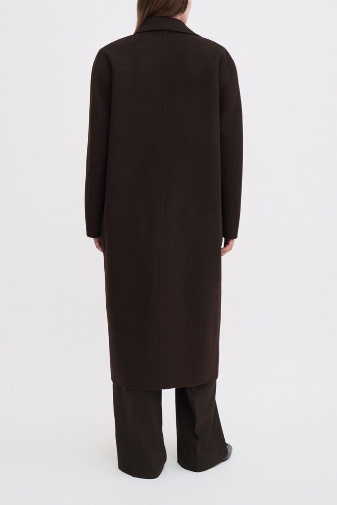 MANTEL 31610 AMELIA COAT CHOCO