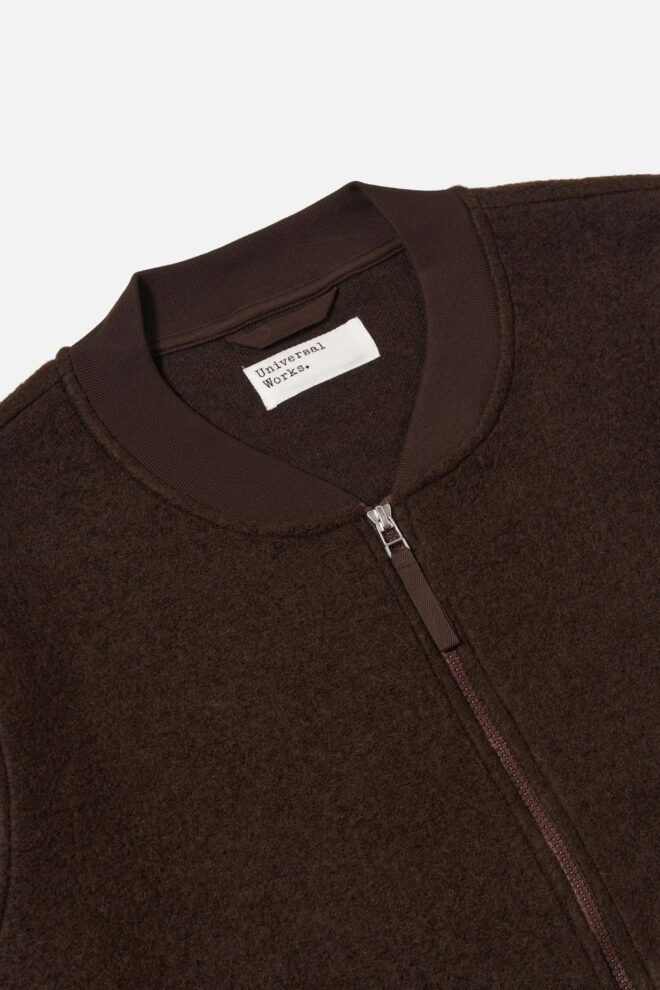 JACKE ZIP BOMBER 00018 BROWN