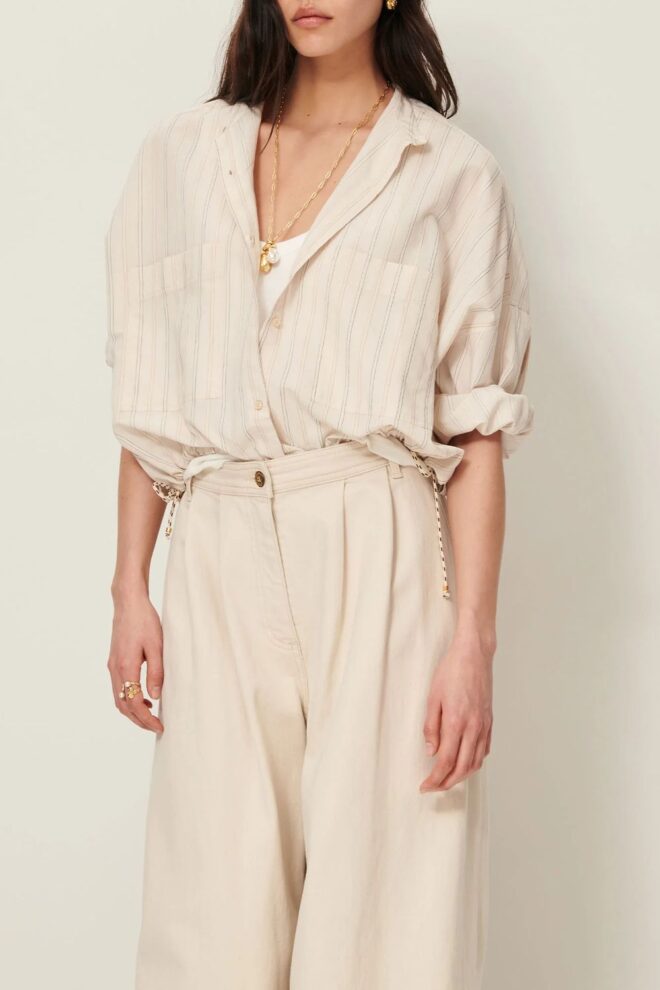 BLUSE CADAQUES MILKYBLACK