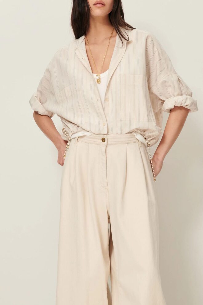 BLUSE CADAQUES MILKYBLACK