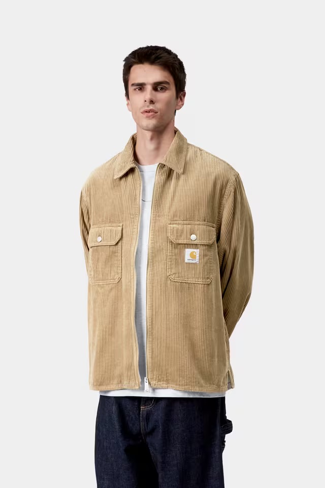 HEMD REYNOLD SHIRT LEATHER RINSED