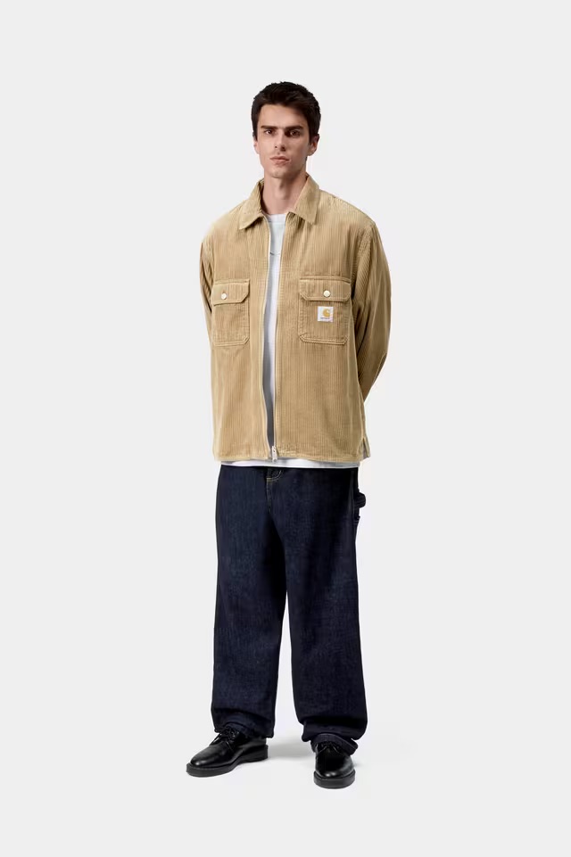 HEMD REYNOLD SHIRT LEATHER RINSED