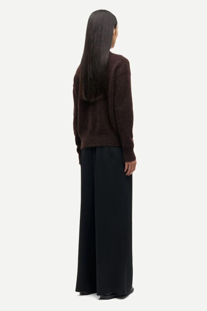 PULLOVER ANOUR O-N 7355 BLACK COFFEE