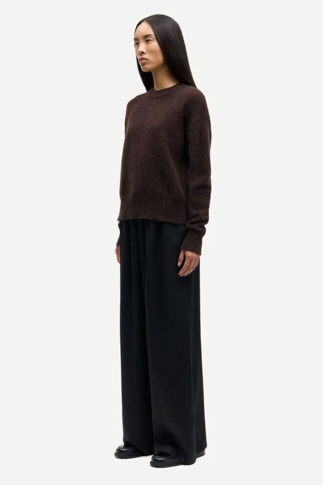 PULLOVER ANOUR O-N 7355 BLACK COFFEE