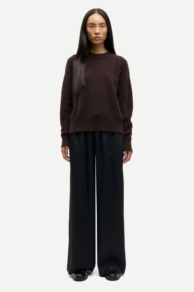 PULLOVER ANOUR O-N 7355 BLACK COFFEE