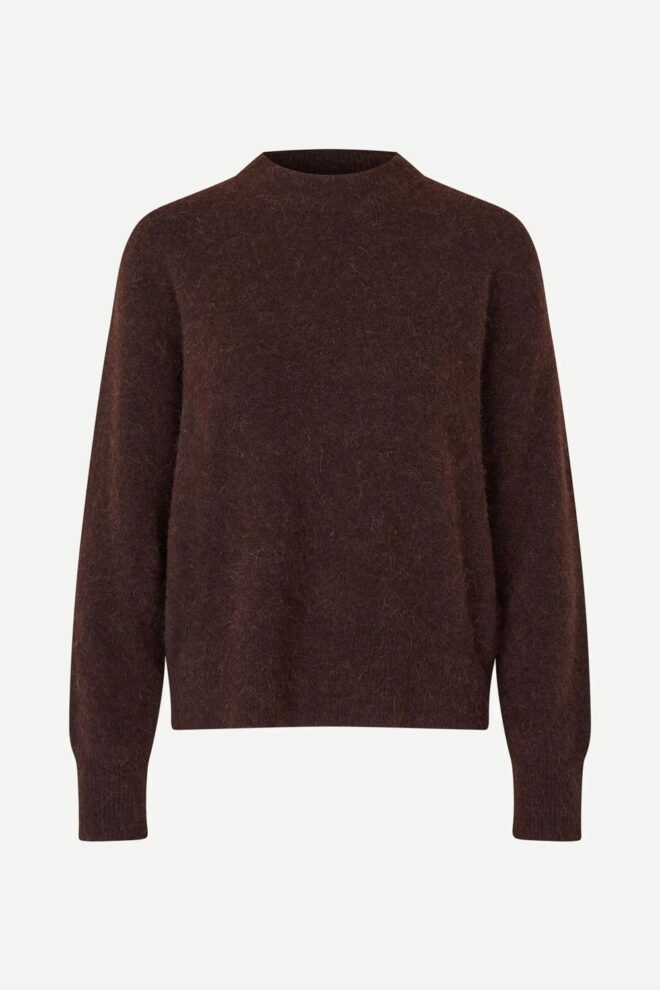 PULLOVER ANOUR O-N 7355 BLACK COFFEE