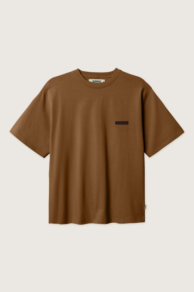 T-SHIRT WBBAINE BALANCE TEE DARK BROWN
