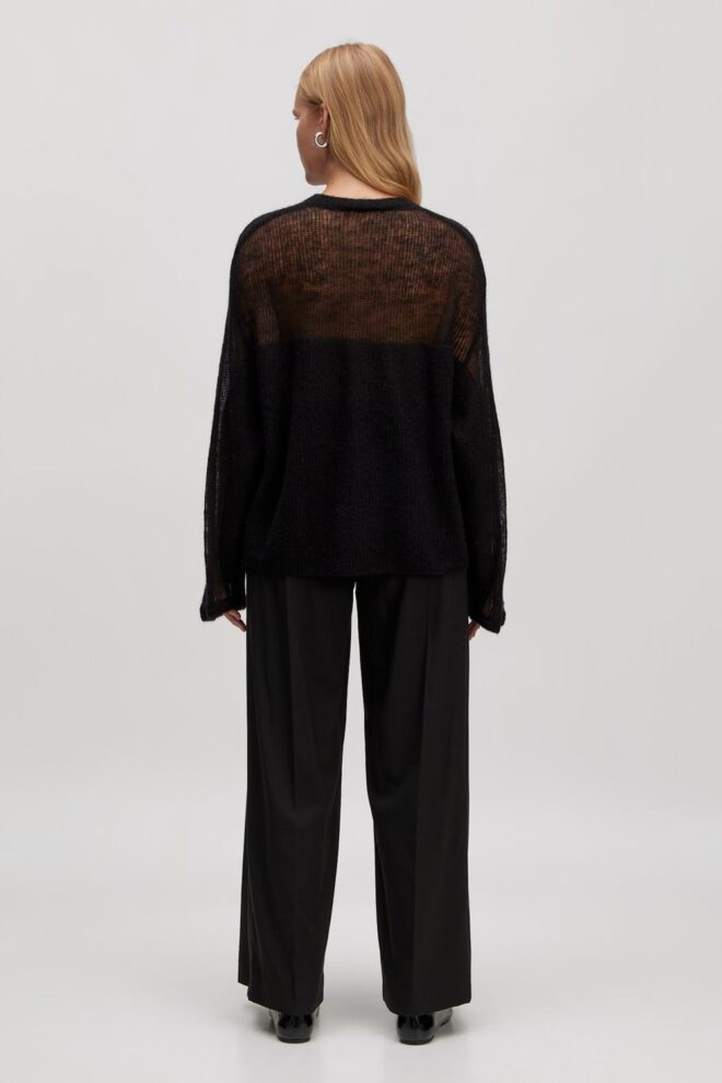 PULLOVER MARIEL MOHAIR BLACK