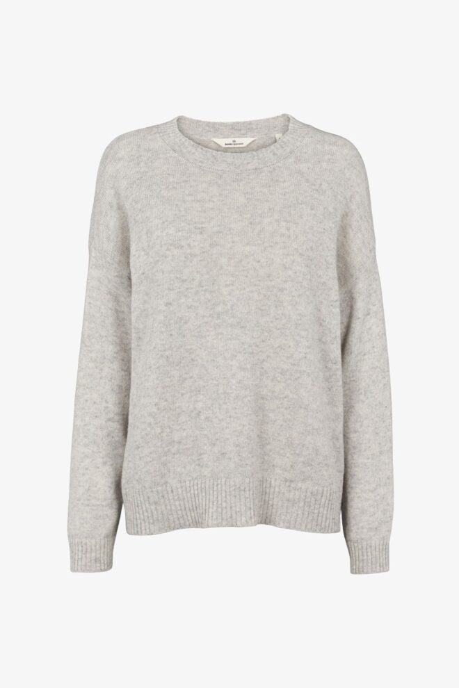PULLOVER LISE O-NECK LIGHT GREY