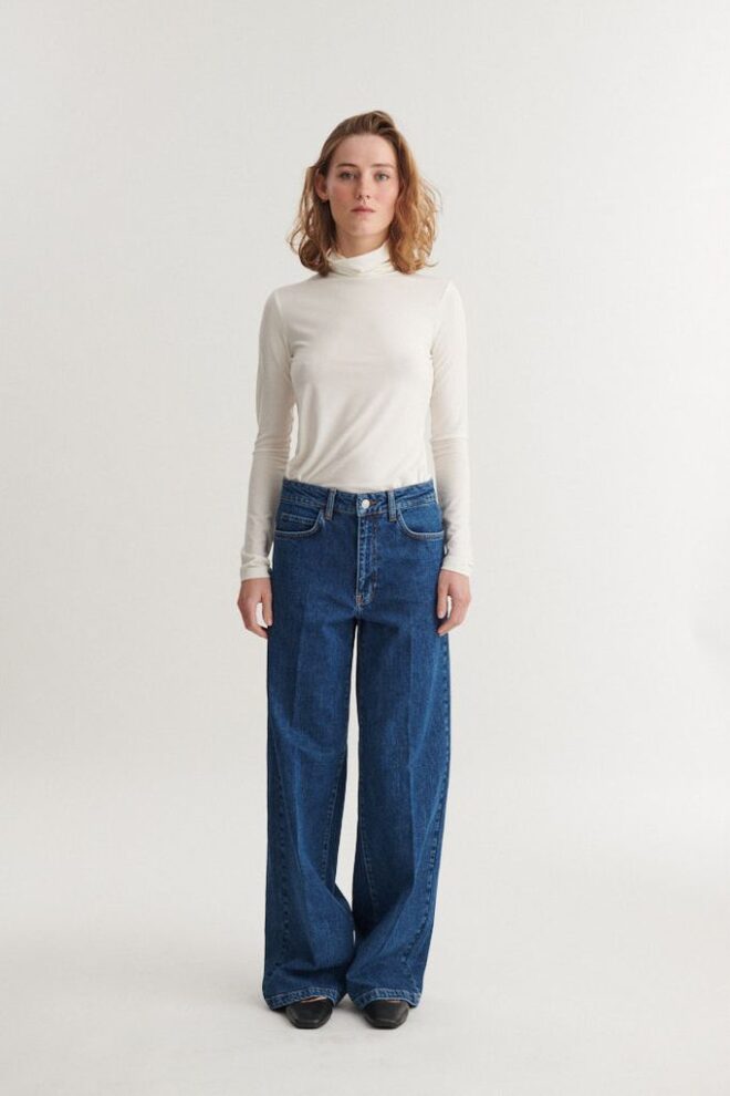 SHIRT JOLINE T-NECK OFF WHITE