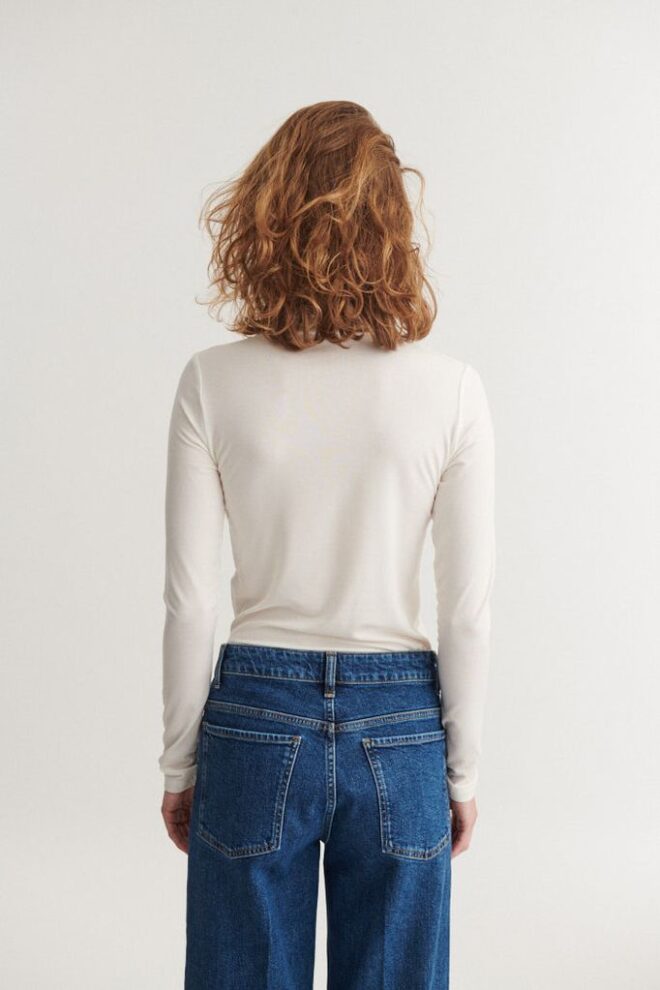 SHIRT JOLINE T-NECK OFF WHITE