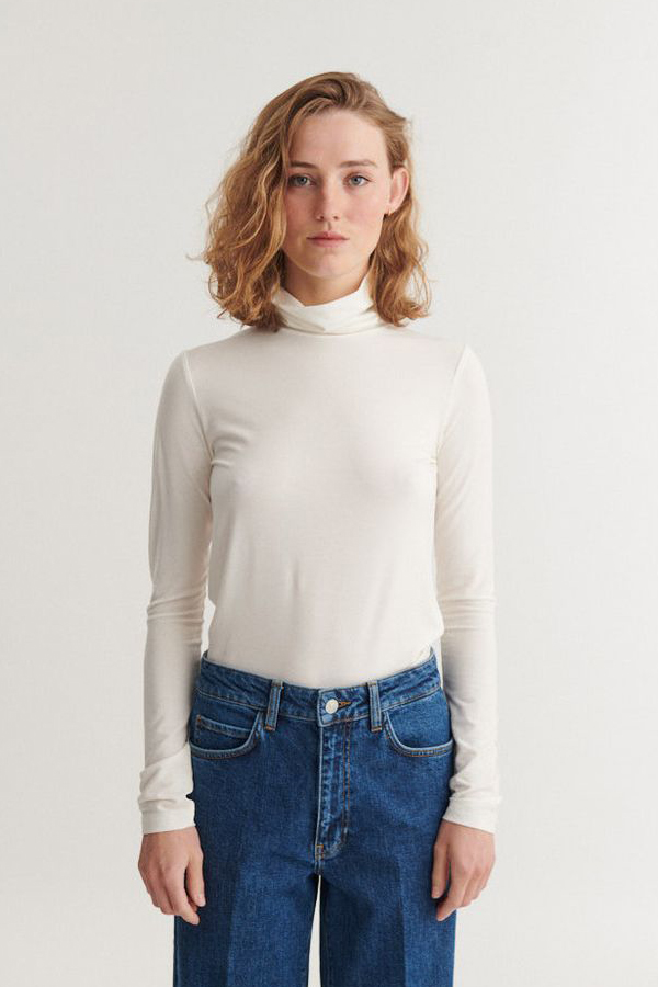SHIRT JOLINE T-NECK OFF WHITE