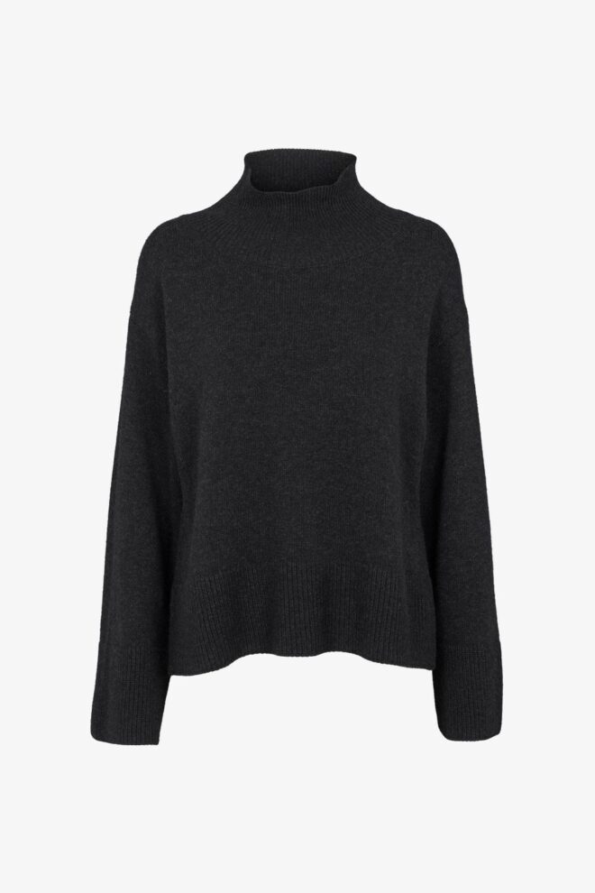 PULLOVER CADY T-NECK DARK GREY