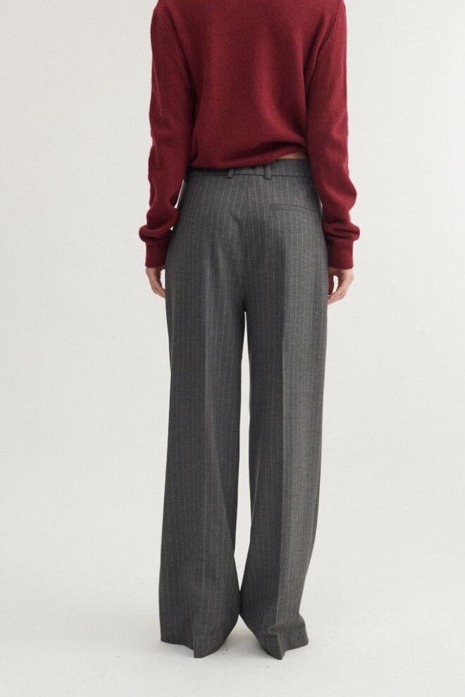 HOSE MARJO PANTS GREY MELANGE/BIRCH