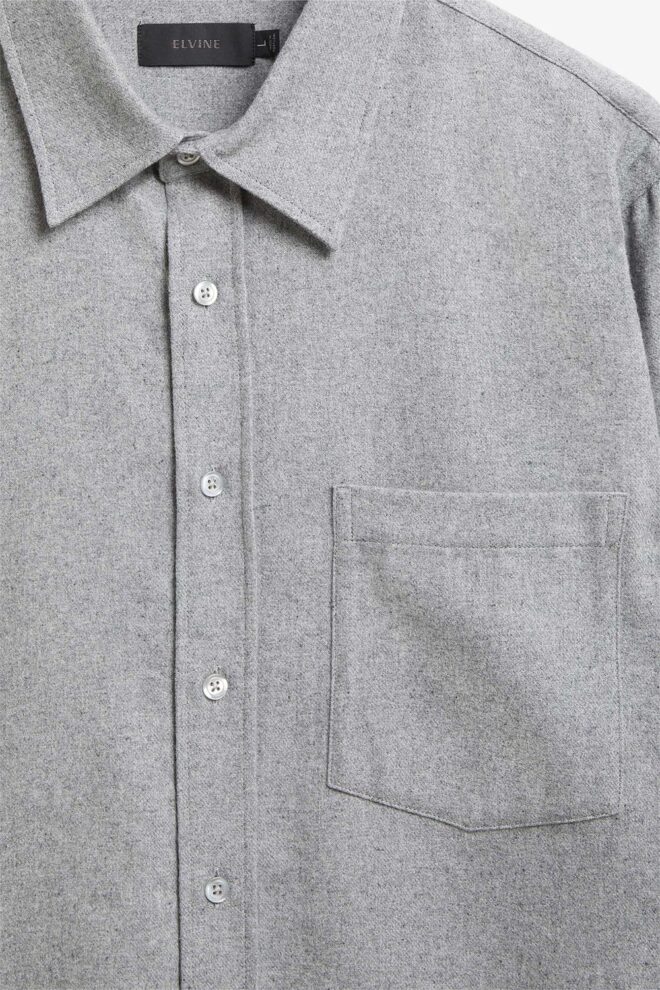 HEMD RODRIK GREY MELANGE