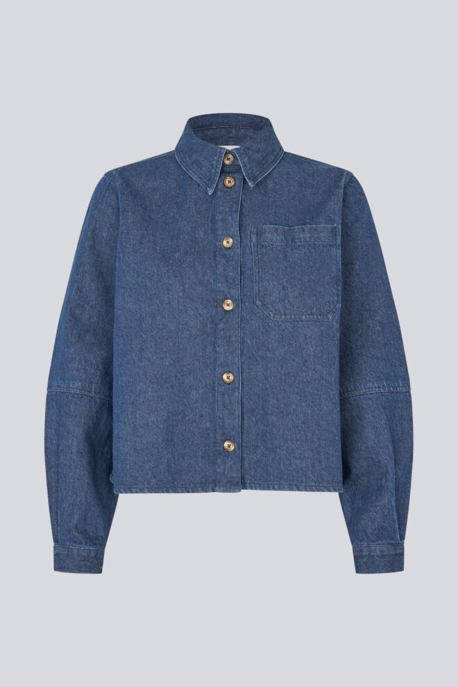 BLUSE POSSYMD SHIRT MEDIUM BLUE