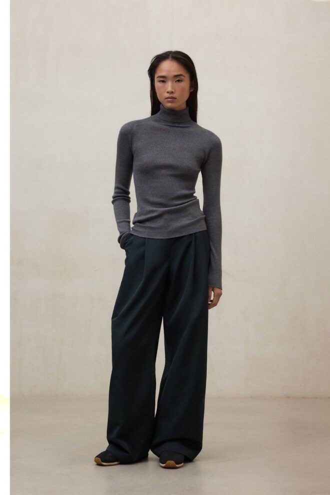 PULLOVER LILY HIGH MEDIUM GREY