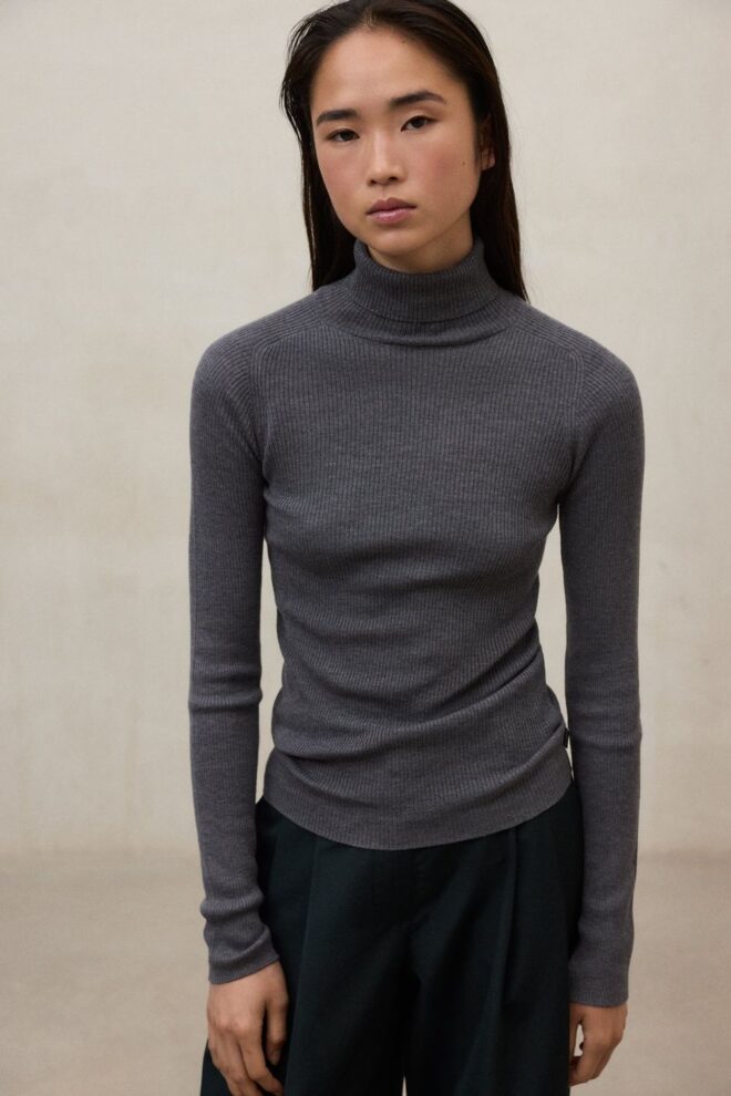 PULLOVER LILY HIGH MEDIUM GREY