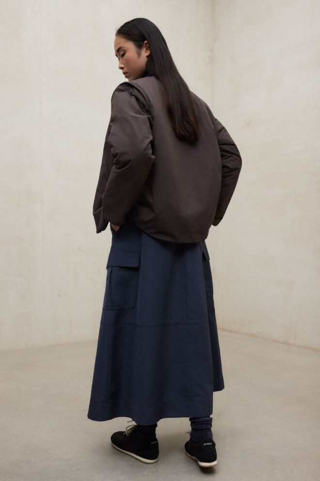 JACKE GERES JACKET DARK CHOCOLATE
