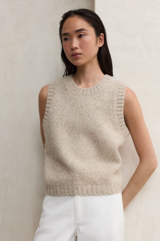 PULLUNDER MAPLE KNIT 396 OATMELANGE
