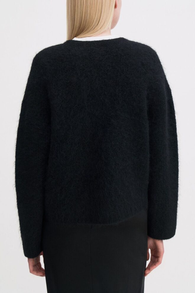 WESTE 31816 FLUFFY CARDIGAN INK BLACK