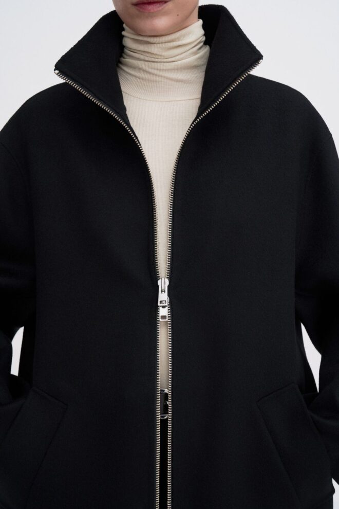 JACKE 32042 DAFINA COAT BLACK