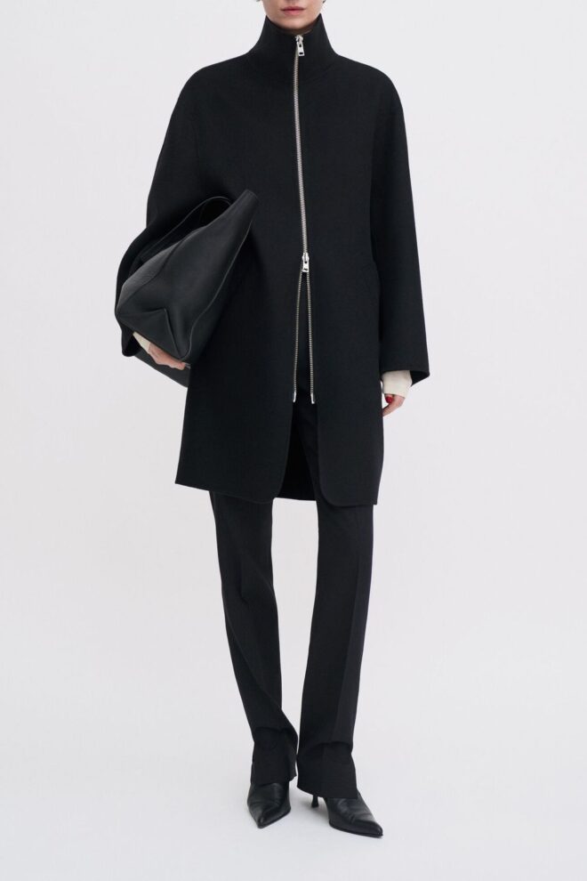JACKE 32042 DAFINA COAT BLACK