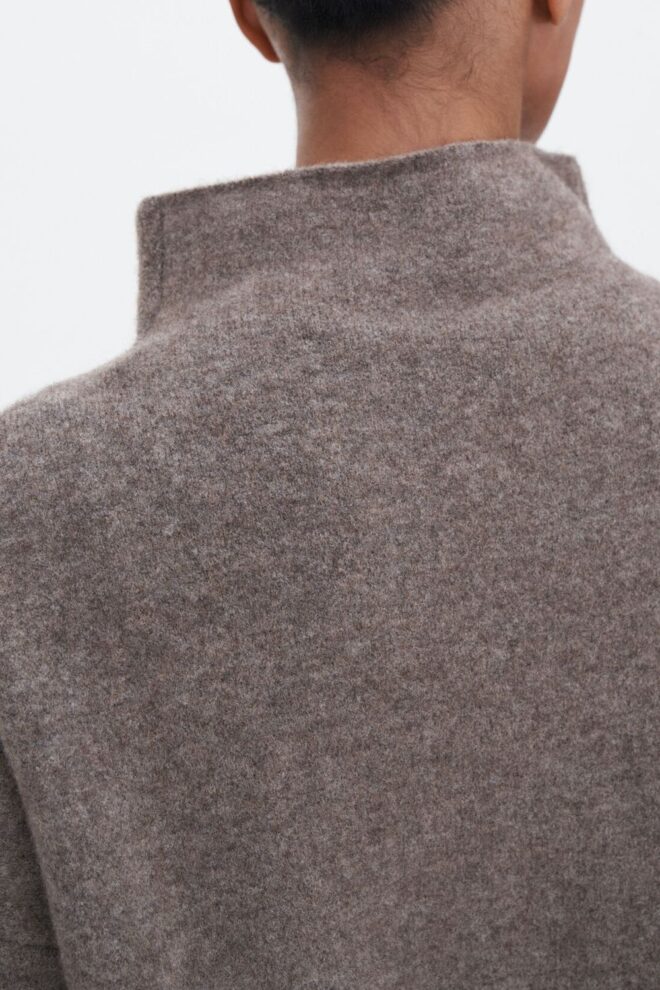 PULLOVER 29610 MIKA YAK 8968 DARK TAUPE MELA