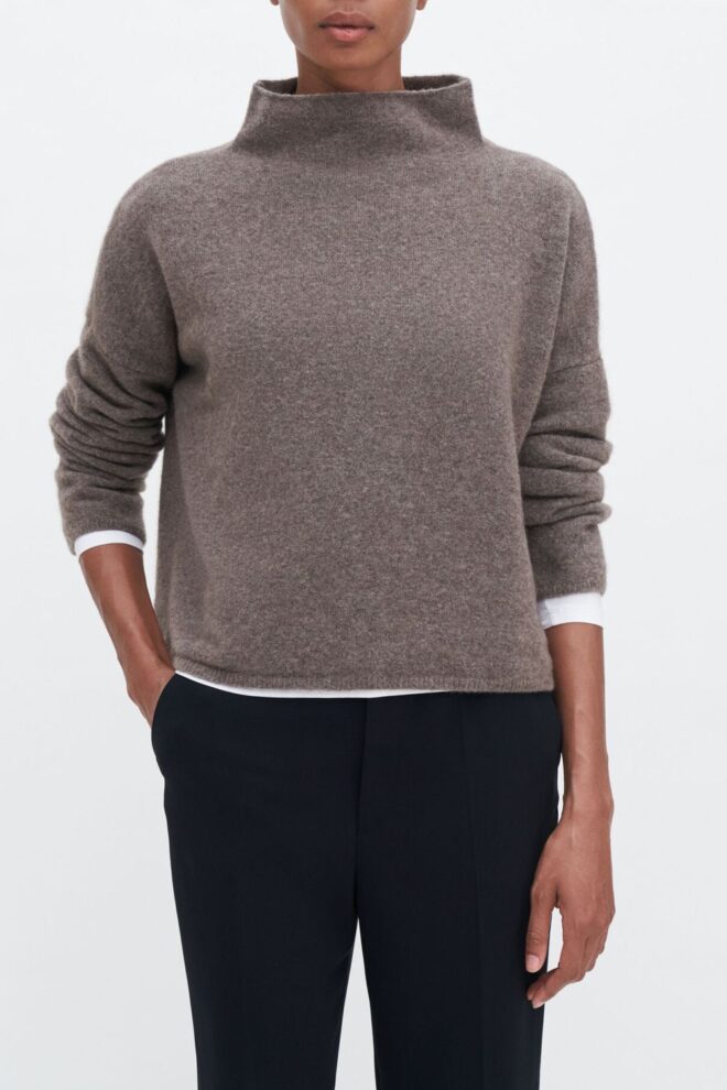 PULLOVER 29610 MIKA YAK 8968 DARK TAUPE MELA