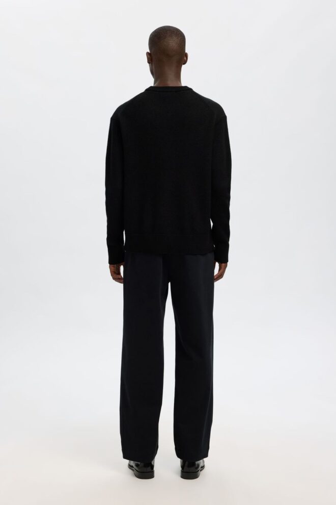 PULLOVER 16098356 SLHARNE LS BLACK