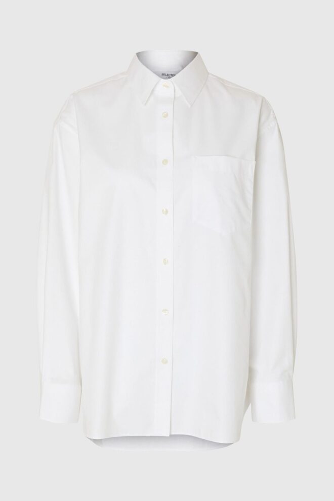 BLUSE 16098134 SLF ESTER OVER WHITE