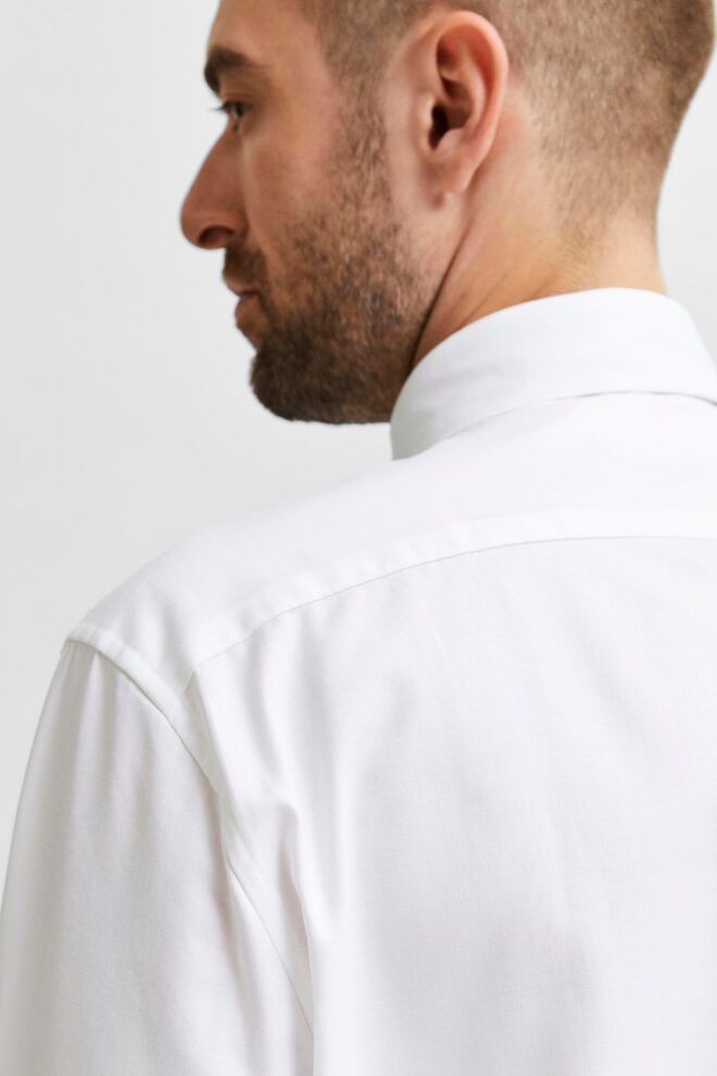 HEMD 16080200 SLHSLIMETHAN WHITE