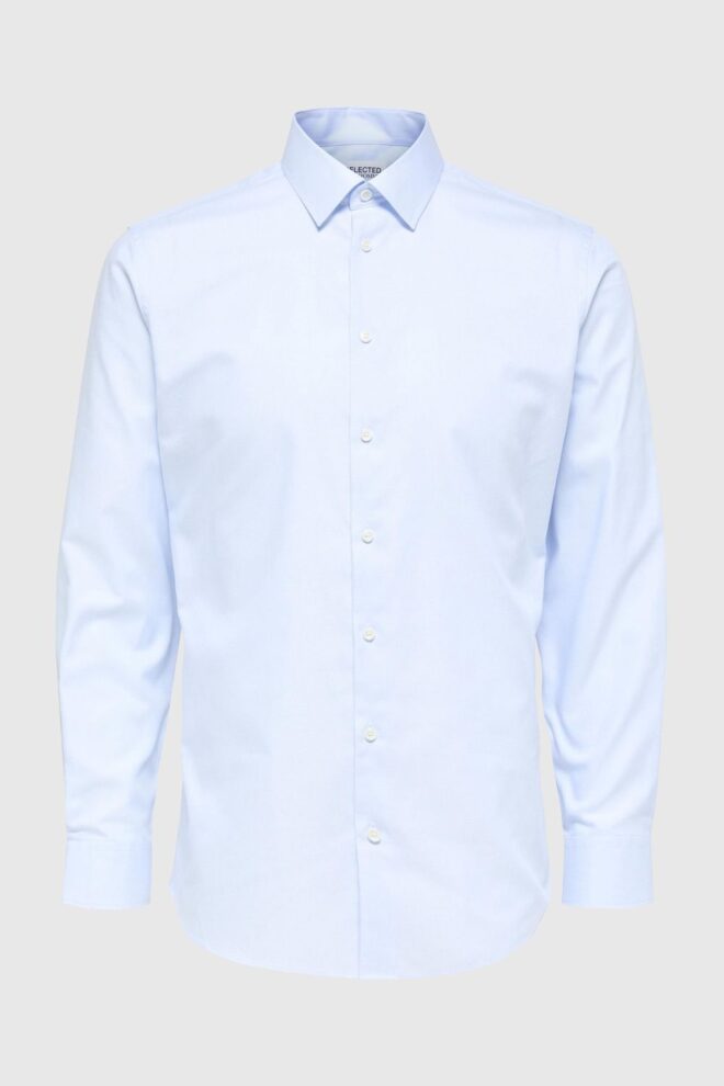 HEMD 16080200 SLHSLIMETHANLIGHT BLUE