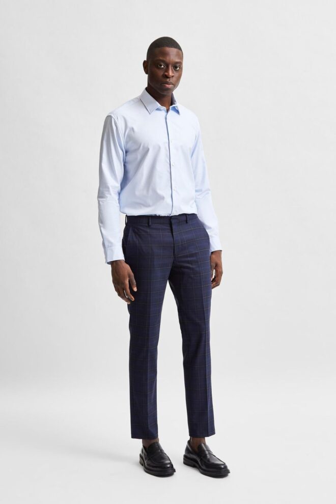 HEMD 16080200 SLHSLIMETHANLIGHT BLUE