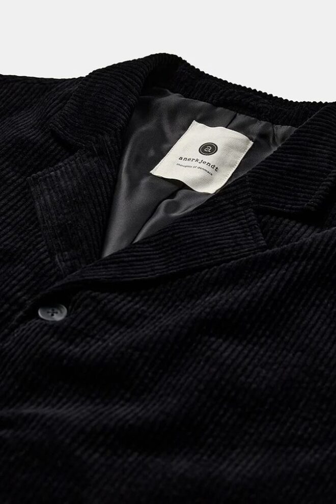 SAKKO AKJOE CORD BLAZER CAVIAR