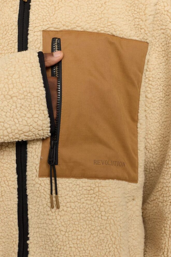 JACKE 7816 TEDDY JACKET BEIGE