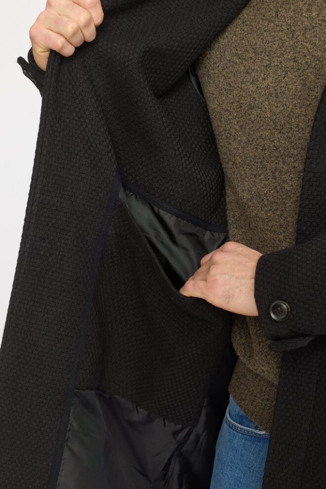MANTEL 7884 MAC COAT BLACK